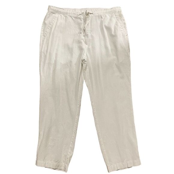 Cubavera ~ White Linen Pants ~ size XL ~ perfect for summer - Picture 1 of 8